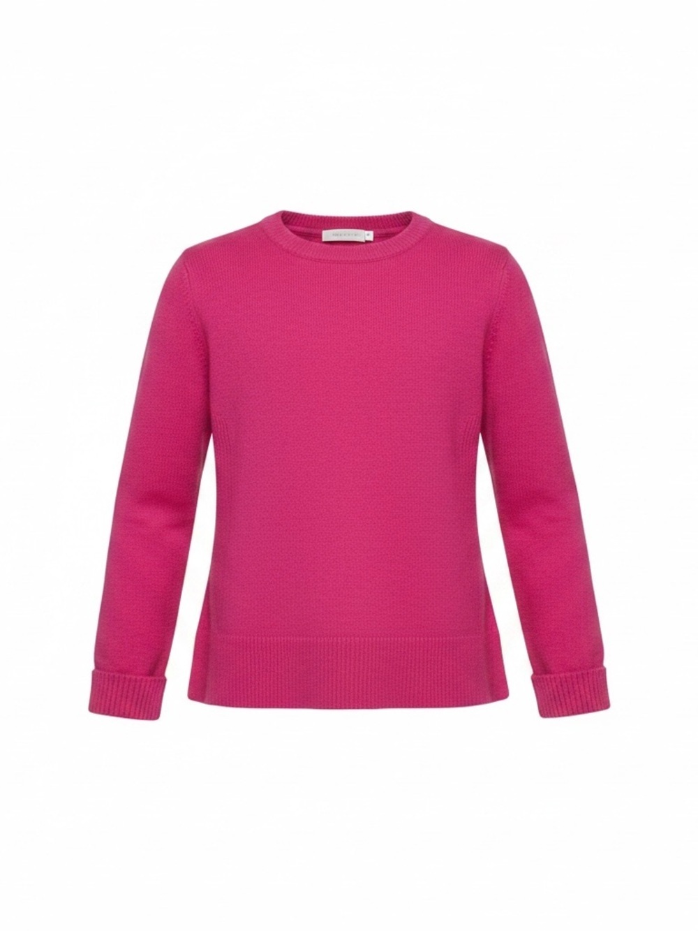 Time & Tru Girls Pink Crewneck Sweater Size 8-10 Knit Pullover Long Sleeve